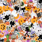 Halloween coloré avec monstres en fête